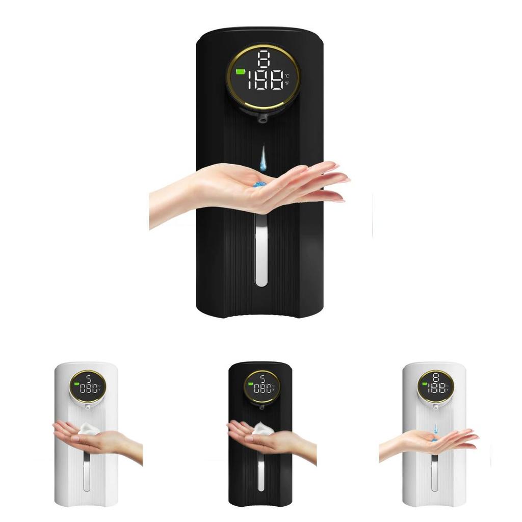 Touchless Desk Soap Dispenser With Foam And Gel Options For Home Office Hygiene