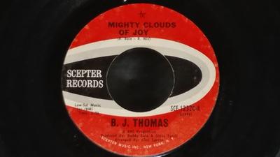 7-дюймовая пластинка BJ. THOMAS - Mighty Clouds Of Joy SCE12320 Scepter Records 1971 США Рок Б/У