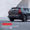 Хромированное украшение для заднего бампера Volvo 2018-2022 xc60, декоративная яркая полоса из нержавеющей стали, декоративная полоса багажника
