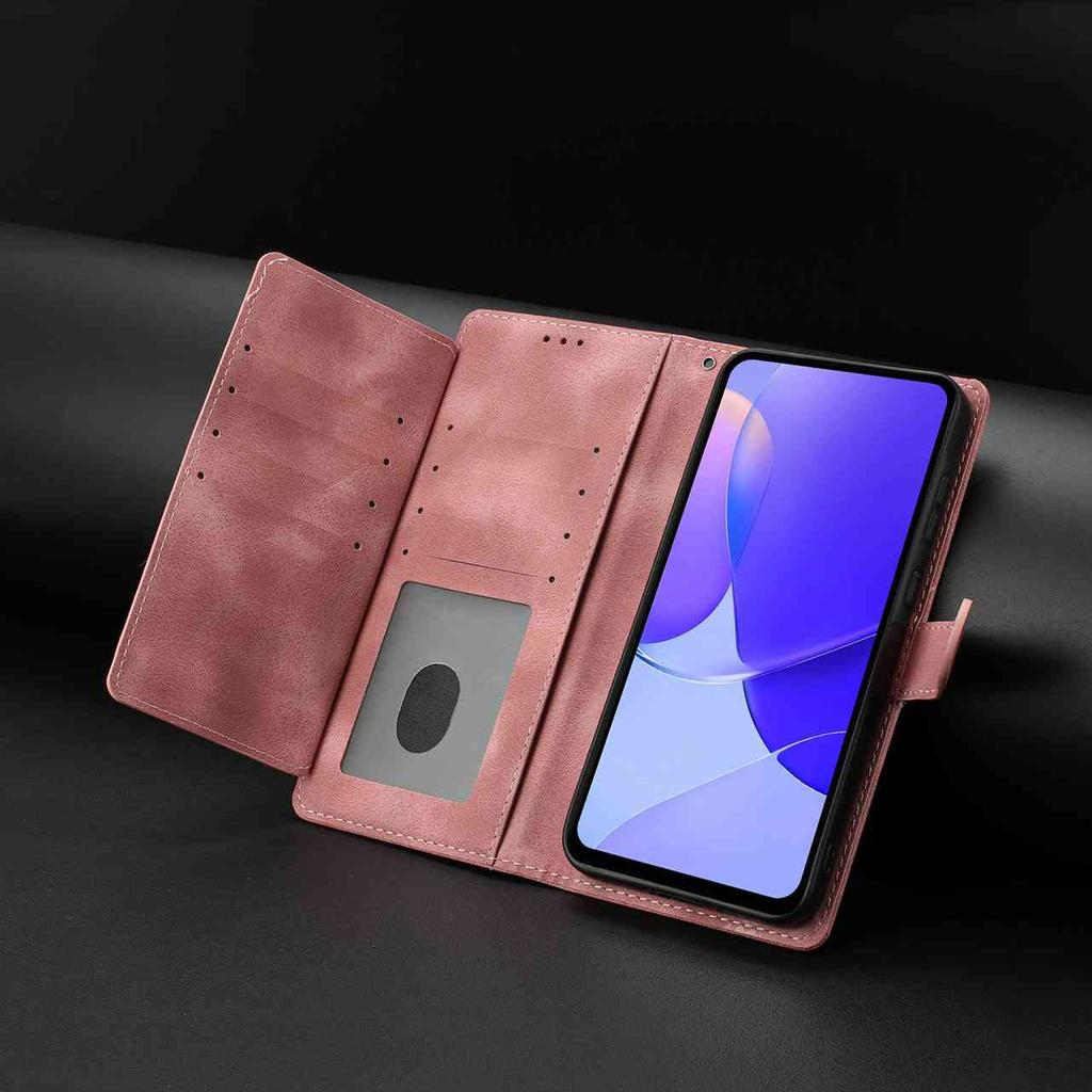 Для TCL 40 XL/40R/40X/40SE.TCL 403/405/406/408. Чехол для телефона из матовой кожи в стиле кошелька, слоты для нескольких карт и подставка, противоударный защитный чехол (8 цветов)