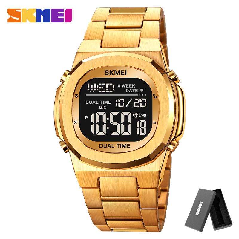 SKMEI 2004 Будильник Дата Часы relojes para hombre Светящиеся Секундомер Многофункциональные Мужские Водонепроницаемые Электронные Спортивные Часы Наручные Часы