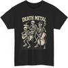 Футболка с принтом Death Metal Skeleton Band Рокабилли Психобилли Забавная музыкальная футболка для поклонников хоррор-музыки