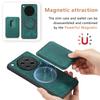 For Oppo Find X8s 5G Magnetic Case Leather Back Cover with Detachable Card Holder