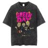 Стирка Винтажные Панк-группа Green Day Kerplunk Графические Футболки Мужские Женские Готический Рок Ретро Футболки Мужские s Оверсайз Футболки