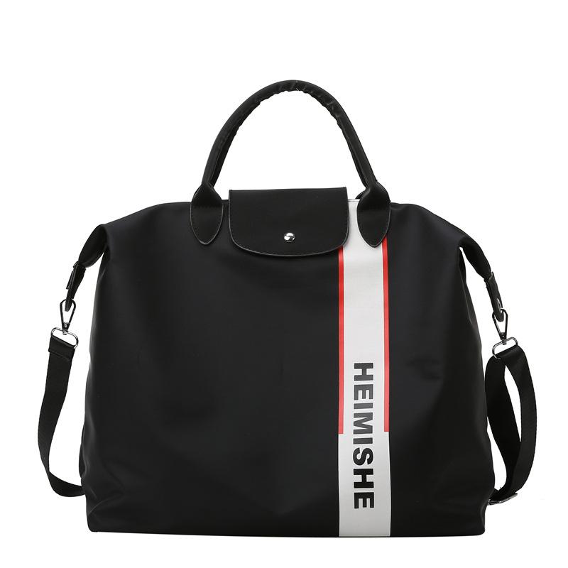 New short-distance travel bag, women's portable messenger large-capacity duffel bag, wet and dry separation sports fitness bag