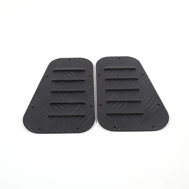 Aluminum Alloy 1 Pair Car Front Engine Hood Bonnet Vents Hood Air Outlet Trim Cover For Land Rover Defender 90 110 130