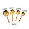 8Pcs Set Stainless Steel Measuring Cups Spoons with Wooden Handle Multifunctional Portable Measuring Tools Kitchen Accessories