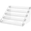 4/5 Layers Acrylic Display Stand Nail Polish Perfume Makeup Storage Shelf Transparent CD DVD Case Display Stand Organizer