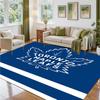 Toronto Maple Leafs Design Crystal Velvet Rug Soft Decorative Mat for Bedroom Entrance