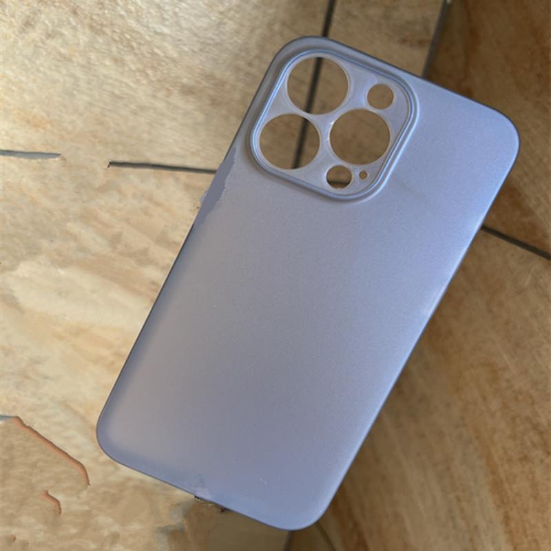 Applicable To IPhone13 Mobile Phone Case Transparent Apple 13 Promax Protective Case Key Hollow PP Shell PP Material