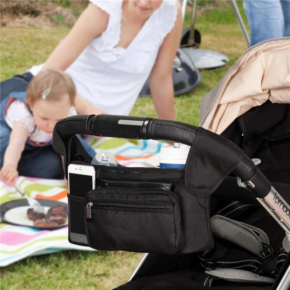 Cup Holder Baby Stroller Storage Bag Phone Bottle Holder Mummy Bag New Buggy Organizer Travel