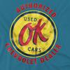 Унисекс Взрослая Футболка Chevrolet Ok Used Cars