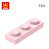 Нетоксичный 206 шт./лот 3623 Тонкий 1x3 Строительный блок Moc Классические Аксессуары Совместимый с Brick Детские Игрушки Подарочная коробка