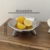 Нишевый дизайн Керамический поднос Фрукты Закуски Послеполуденный чай Бытовой поднос Обеденная тарелка Подача еды