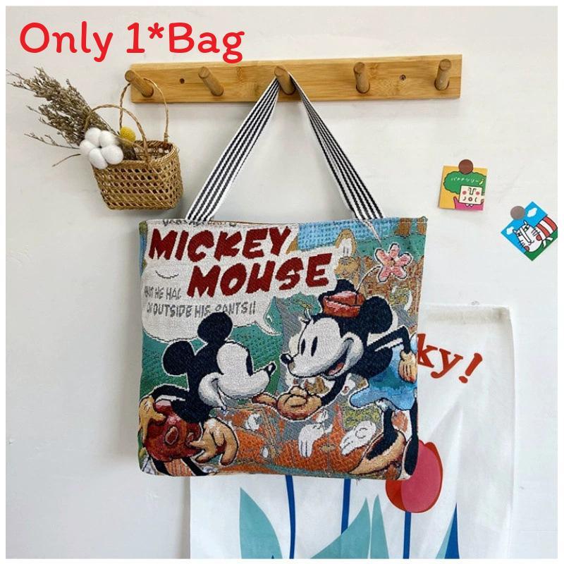 Canvas Butterfly Elephant Cat Tote Bag For Women With Sewn Details For Daily Use