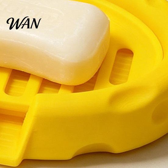 Stylish Countertop Soap Holder Box, Cheese Shape with Removable Drain Layer, Tray Hollow Drainage Layer Quick Cleaning Anti-Slip Holder, for Bathroom