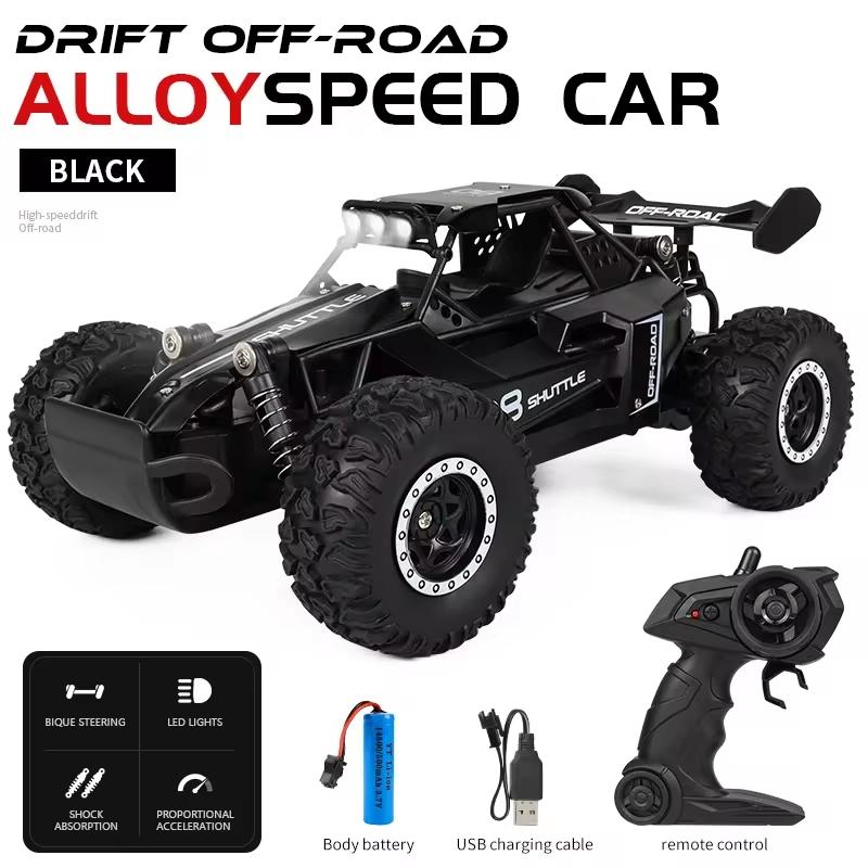 2WD 1:16 RC Car 2.4G Off Road Remote Control Cars Radio Buggy Truck Racing Climbing Drift со светодиодными огнями для детей и мальчиков, игрушки в подарок