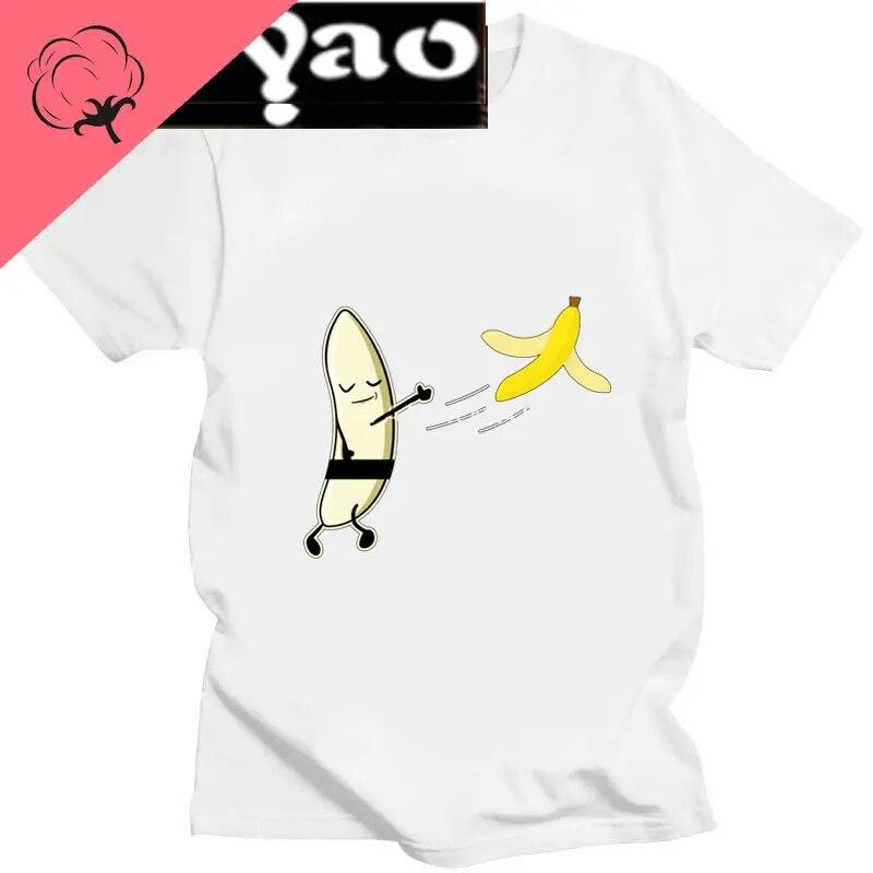 Забавная футболка с принтом банана, дизайн, летняя юмористическая шутка, хипстерская футболка, унисекс, женская повседневная уличная одежда, футболки с графикой, хлопок