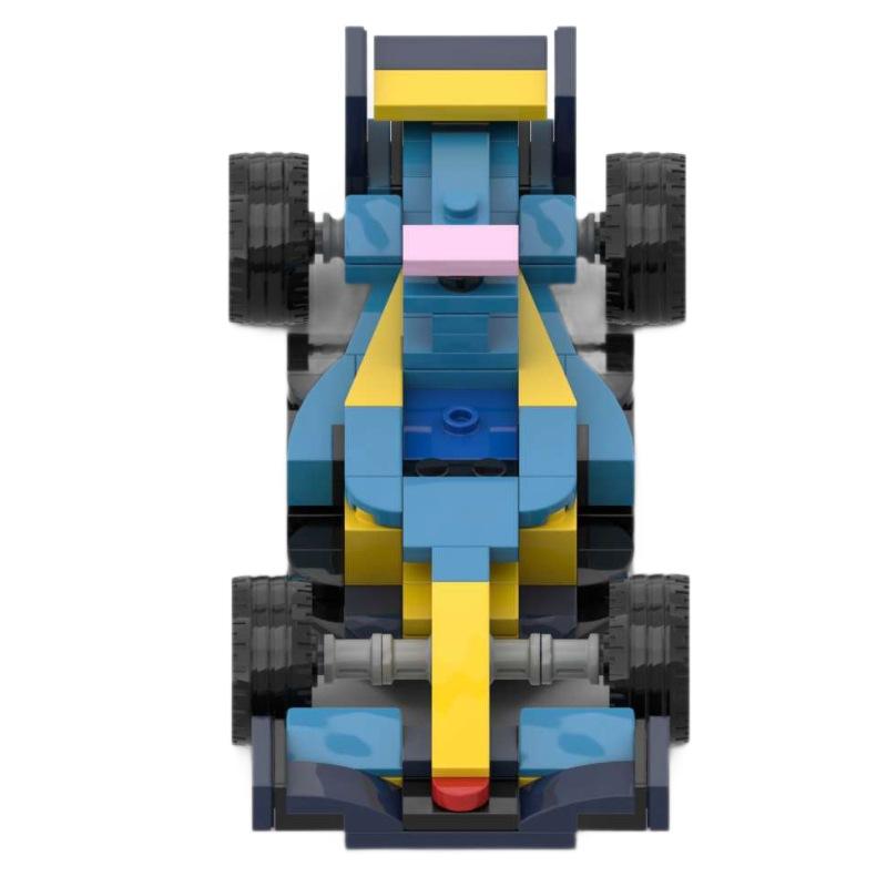 Совместимый -63660 Renault R25 Сборка из строительных блоков Гоночный автомобиль Формулы-1 Сборная модель Игрушка Подарок Украшение