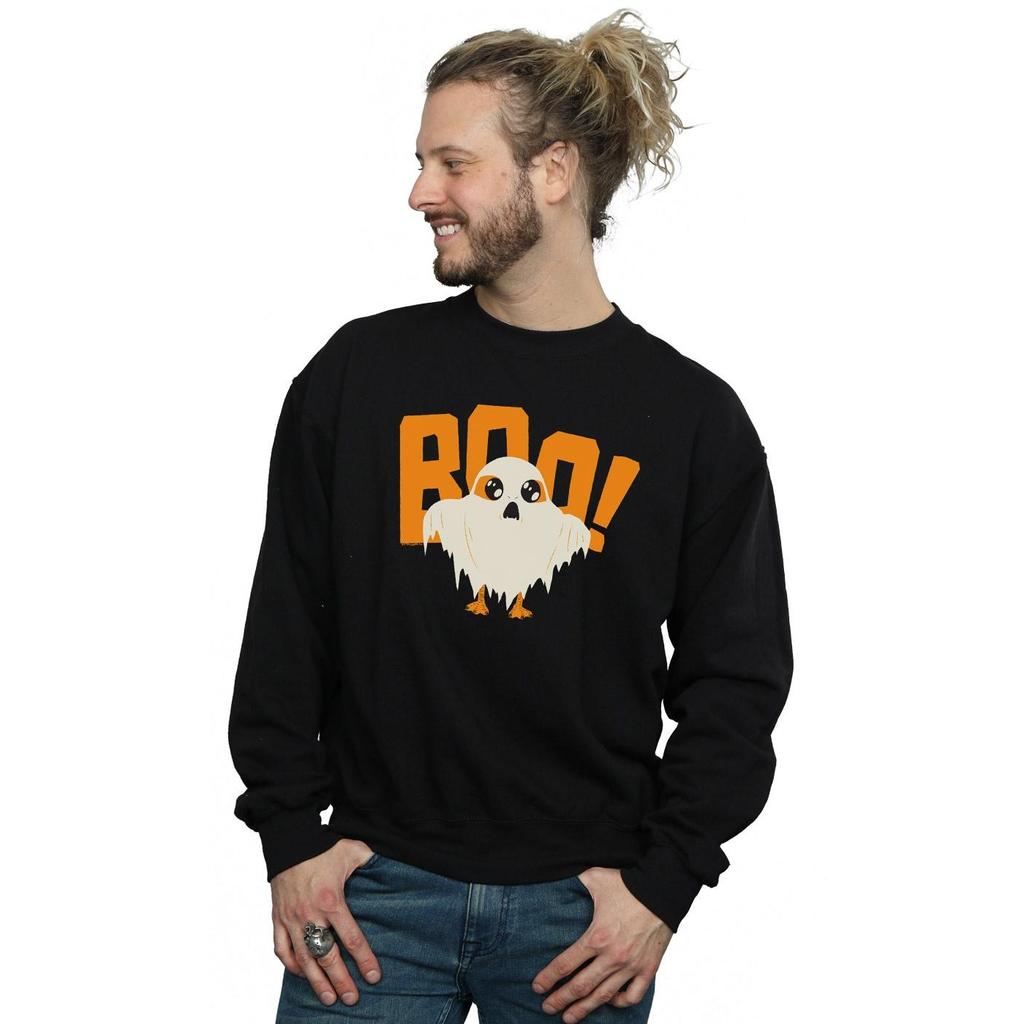 Star Wars Mens The Last Jedi Halloween Ghost Porg Sweatshirt