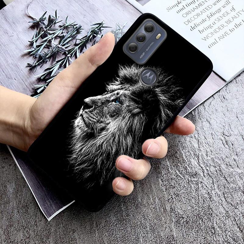 Чехол для телефона Wolf Bird Lion Tiger Eagle для Moto E32 E20 E40 G22 G52 G20 G30 G100 G60 G50 G10 GPure GStylus G9 One Action Macro