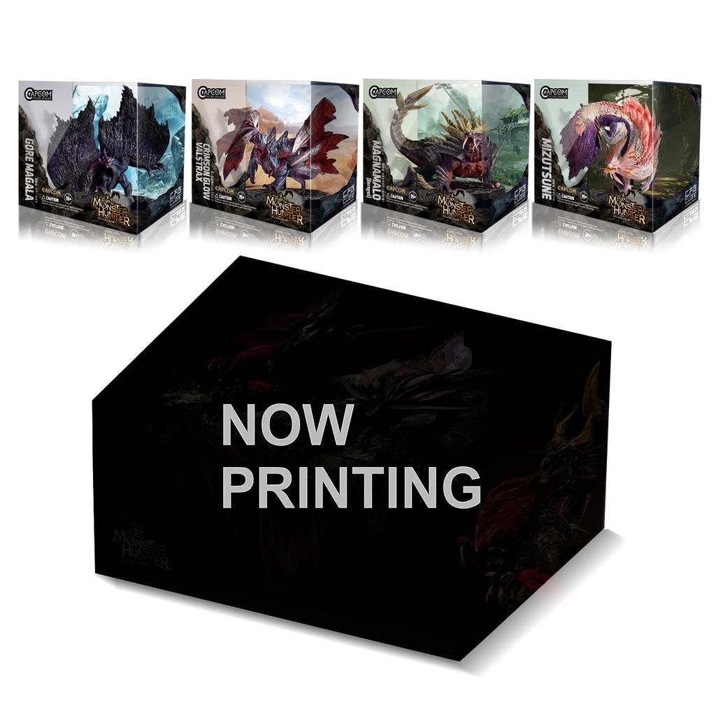 CAPCOM Конструктор FIGURE BUILDER CUBE MONSTER HUNTER набор коробка 145 x 155 x 580 мм Изготовлен из АБС-пластика, 4 части (Гор Магала/Балфальк Таинственной Славы/Магай Магадо/Тама