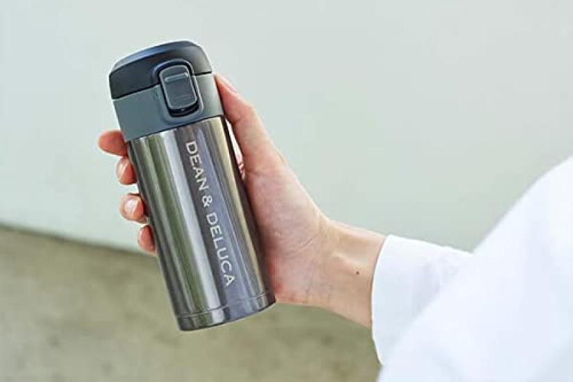 Пробка Dean and DeLuca slim bottle gunmetal 200ml one touch