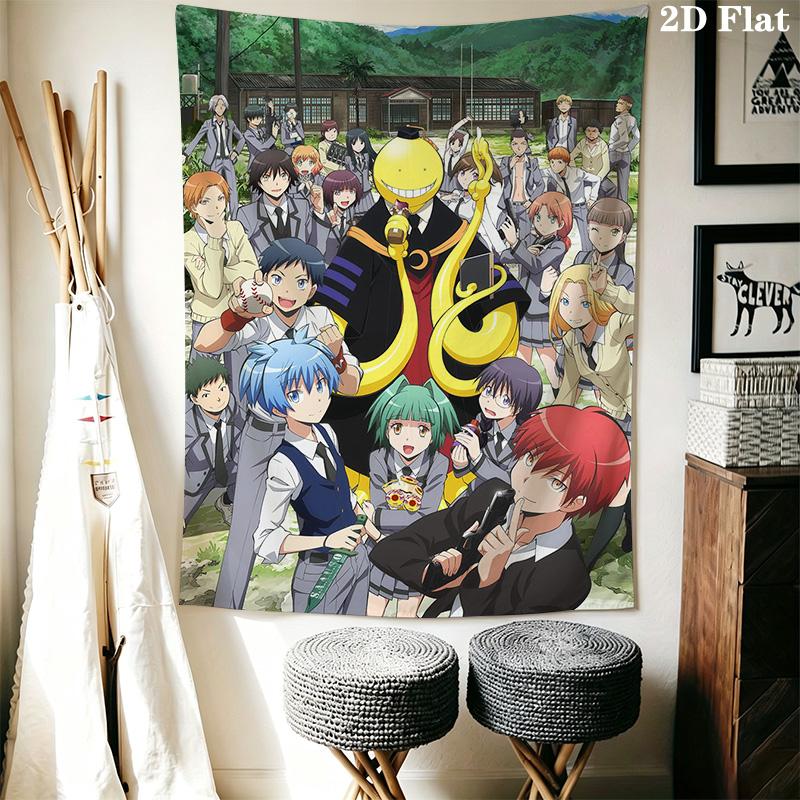 Assassination Classroom Pattern Home Decor Tapestry, Wall Hanging, Decorative RV Wall Cloth.DGT0925187