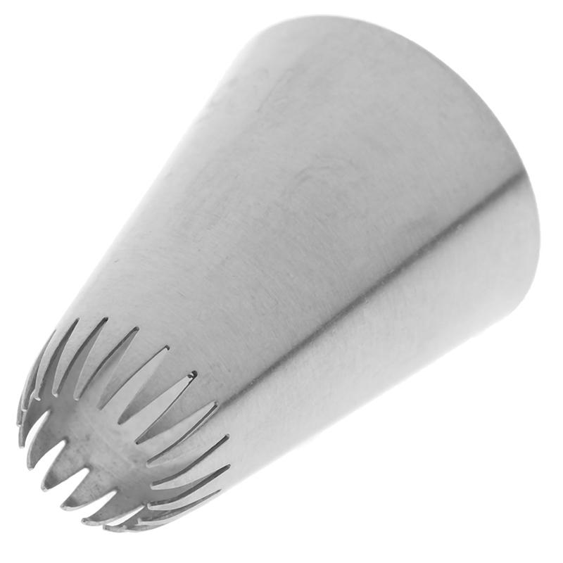 #195 Тортовая головка, металлическая насадка для глазури, насадка для торта из нержавеющей стали, наконечник для декора крема для торта