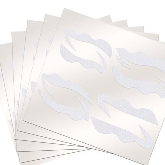 6 шт./кор., наклейка для подводки глаз, инструмент для быстрого макияжа, профессиональный универсальный трафарет, форма для определения формы для женщин