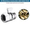G1/2 Shower Head Shut Off Valve Female Male Water Flow Control Valves  Handheld Shower Head