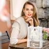 10 шт. прозрачных пластиковых подарочных пакетов с вырубными ручками, многоразовые полипропиленовые пакеты оптом с лентой для подарков на свадебную вечеринку