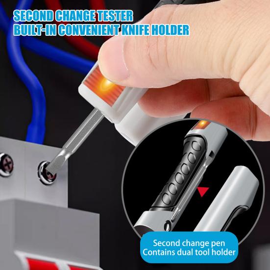 Wire Strippers Professional Electrician Pliers with Non-Slip Handle Electricity Measurement Function Portable Cable Scissors Wire Stripping Pliers