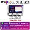 Left Hand Drive Car Video Player For Honda Fit Jazz City 2002 2003 2004 2005 2006 2007 GPS Navi Bluetooth Autoradio Accessories