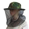Mosquito Head Net Hat Wide Brim Anti Insect Bee Fly Protective Mesh Cover Bucket Hats