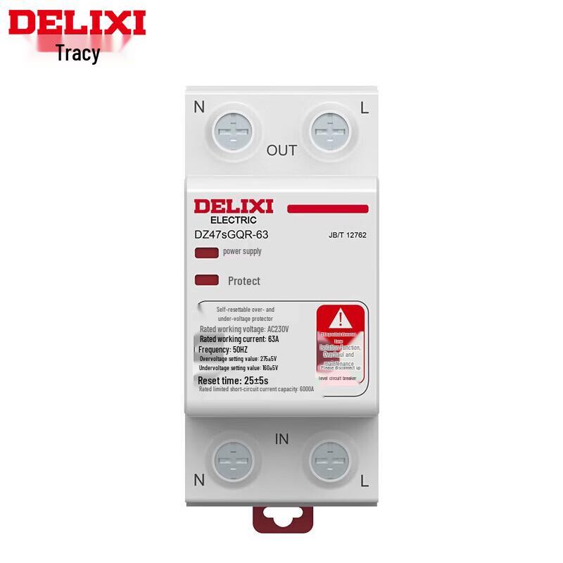 DELIXI DZ47S Self-Resetting Over/Under Voltage Protector