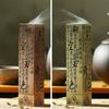 Heart Sutra Alloy Buddhist Incense Stick Holder Burning Joss Insence Box Burner