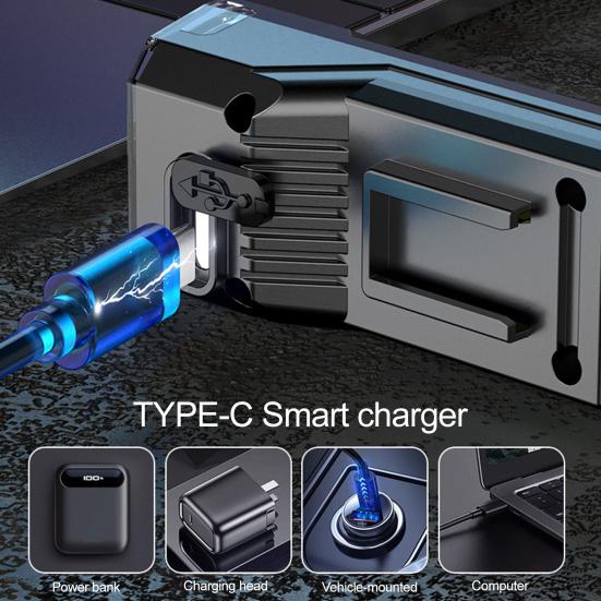 Bicycle Headlight Waterproof Modes Adjustable USB Rechargeable Universal MTB Road Mountain Bike Night Riding LED Front Lamp