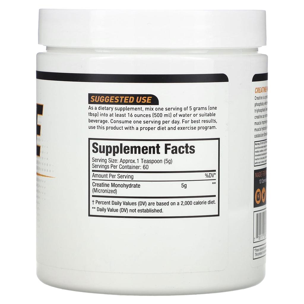 Creatine Revolution, Unflavored, 300G (10.6Oz)