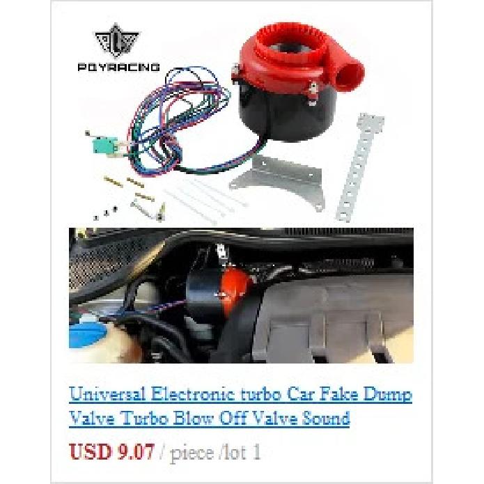racing Universal Electronic Turbo Car Fake Dump Valve Electronic Turbo Blow Off Valve Blow Off Analog Sound BOV