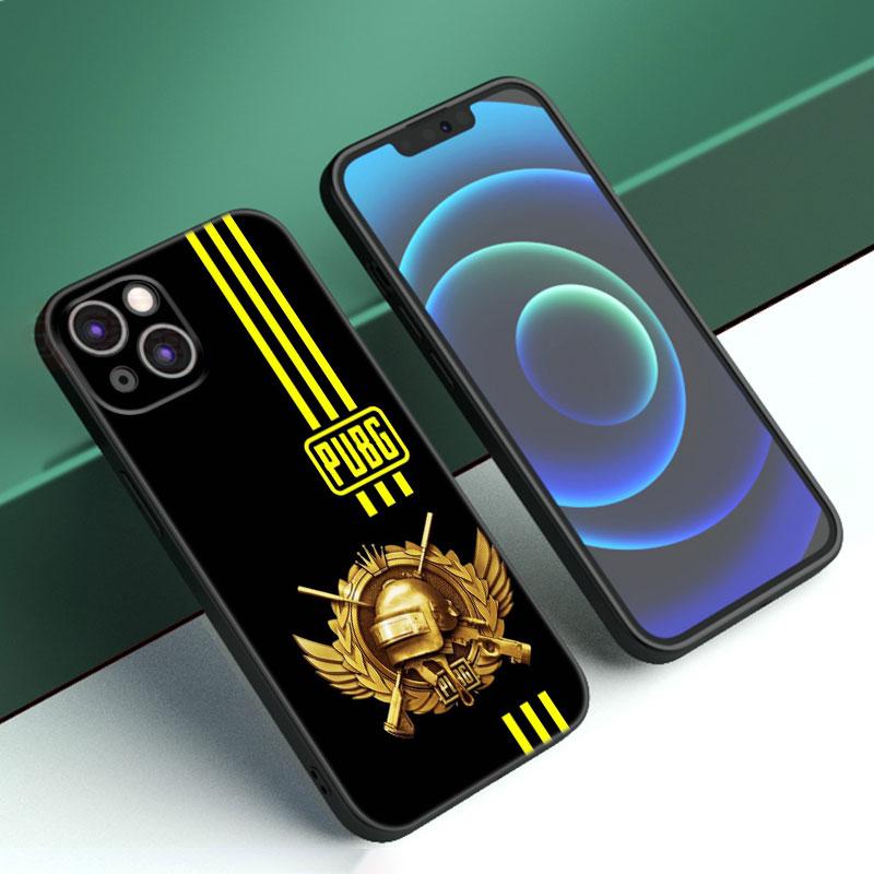 Горячий игровой чехол Pubg для Apple iPhone 12 13 Mini 11 14 15 Pro Max 7 8 Plus X XR XS SE 2020 2022 черный силиконовый чехол
