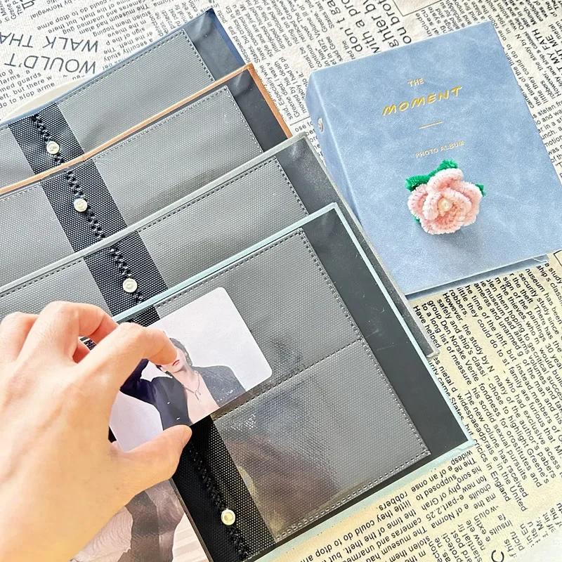 64 Pockets Mini Photo Album 3 Inch Photo Paper Book PU Leather Cover For Fujifilm Instax Mini 11 9 8 7s 90 70 LiPlay Camera Film