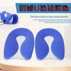 Silicone U-Shaped Heel Protection Inserts - Heightening, Transparent, Shock-Absorbing.