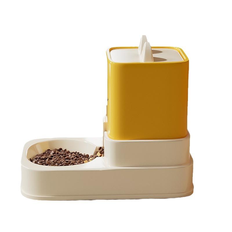 Автоматическая кормушка для кошек, миска для воды для кошек и собак, диспенсер для воды для питомцев два в одном, товары для питомцев, поилки