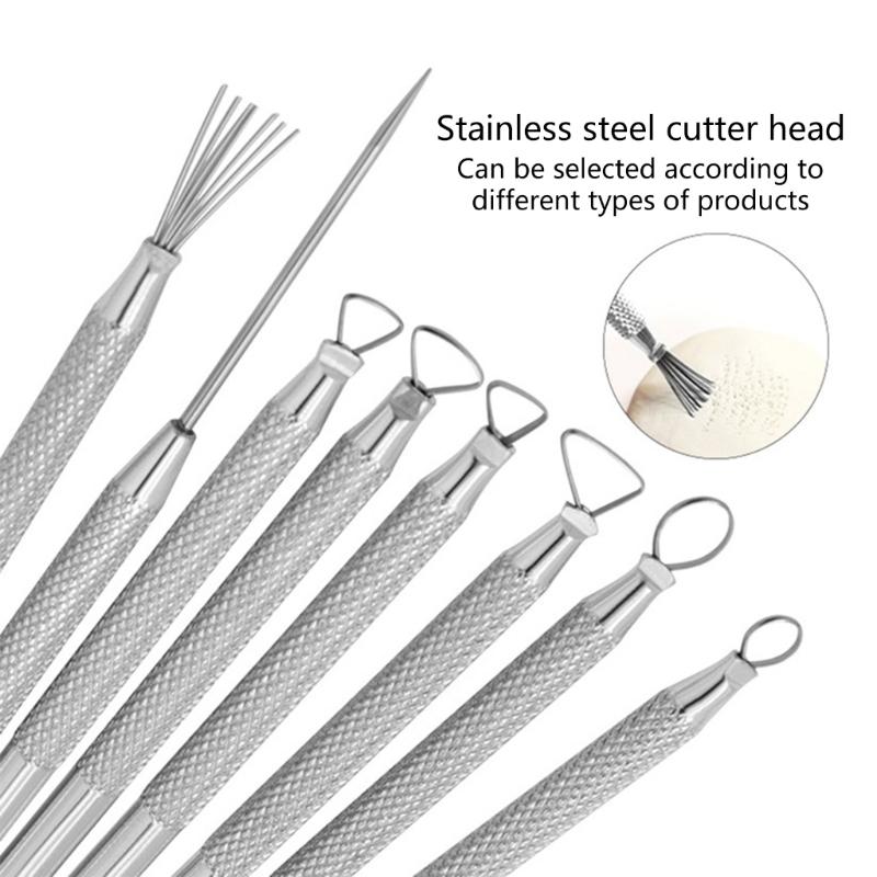 Набор инструментов для скульптуры из глины для резьбы по глине, инструмент для керамической скульптуры, пластиковый инструмент для моделирования, двухсторонний скребок для точечной глины