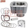 Motorcycle 63mm Cylinder Top End Rebuild Kit Motor for Honda XR200 1980-1984 XR200R 1986-2002 XL200R TLR200 1986-1987 Motoblock