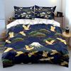 "Elegant Crane Mountain Decor Set" Soft Comfortable Duvet Cover Bedding Set Included 1*Duvet Cover & 2*Pillowcases, gift