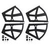 4Pcs Set Home Furniture Shoes Drawer Cabinet Hinge Flip Plate Frame Turning Rack Accessory
