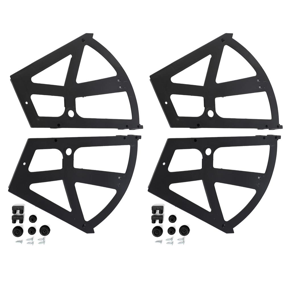 4Pcs Set Home Furniture Shoes Drawer Cabinet Hinge Flip Plate Frame Turning Rack Accessory