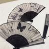 Китайский складной веер ручной веер декоративные танцевальные веера с кисточками свадебные ручные веера портативные бамбуковые веера свадебный подарок для гостей